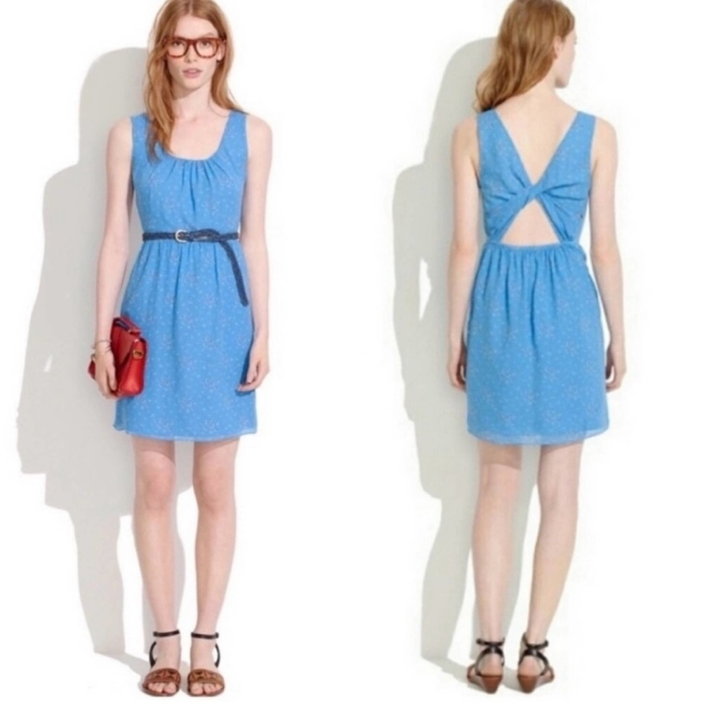 Madewell Silk Floral Dress